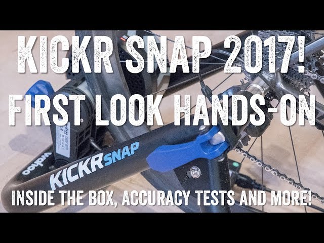 Wahoo KICKR SNAP 2017 Edition Hands-On Details!